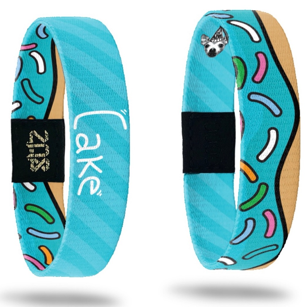 Zox CAKE Blue Birthday Medium Strap #8710 NWT